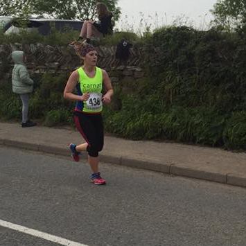 Michelle Hart running for Cornwall Air Ambulance