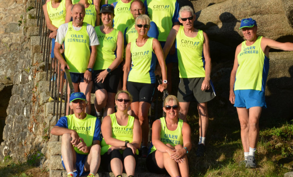 Carn Brea Running Club on Carn Brea hill