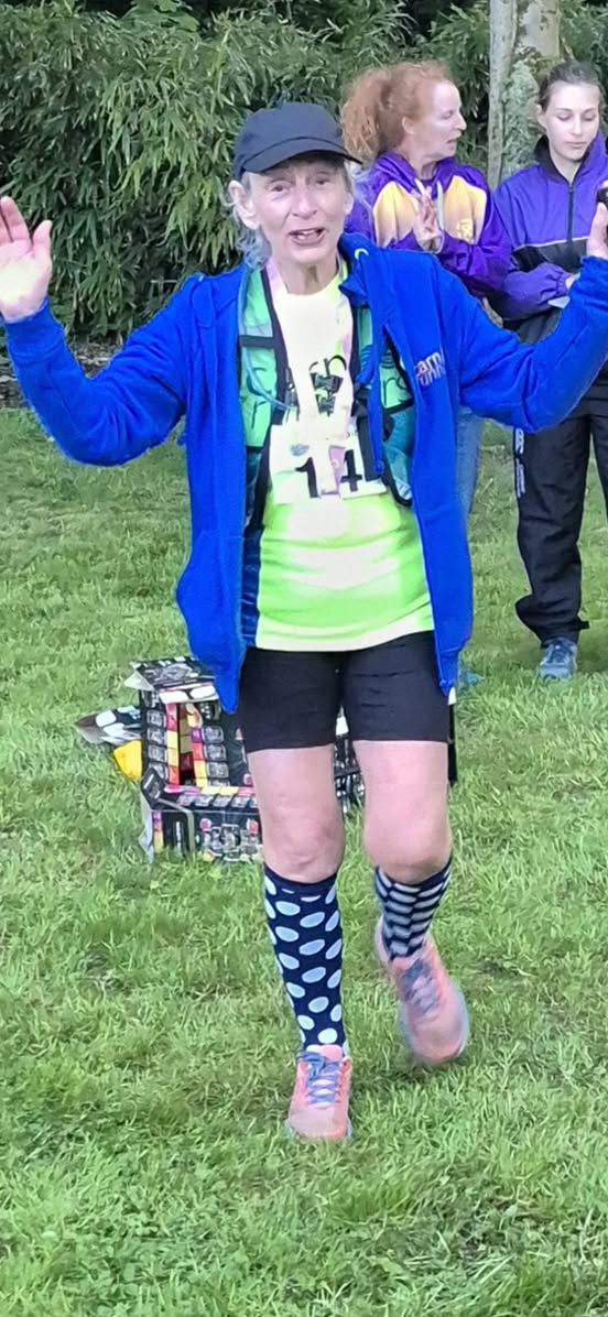 Sally at Gribbin 10K