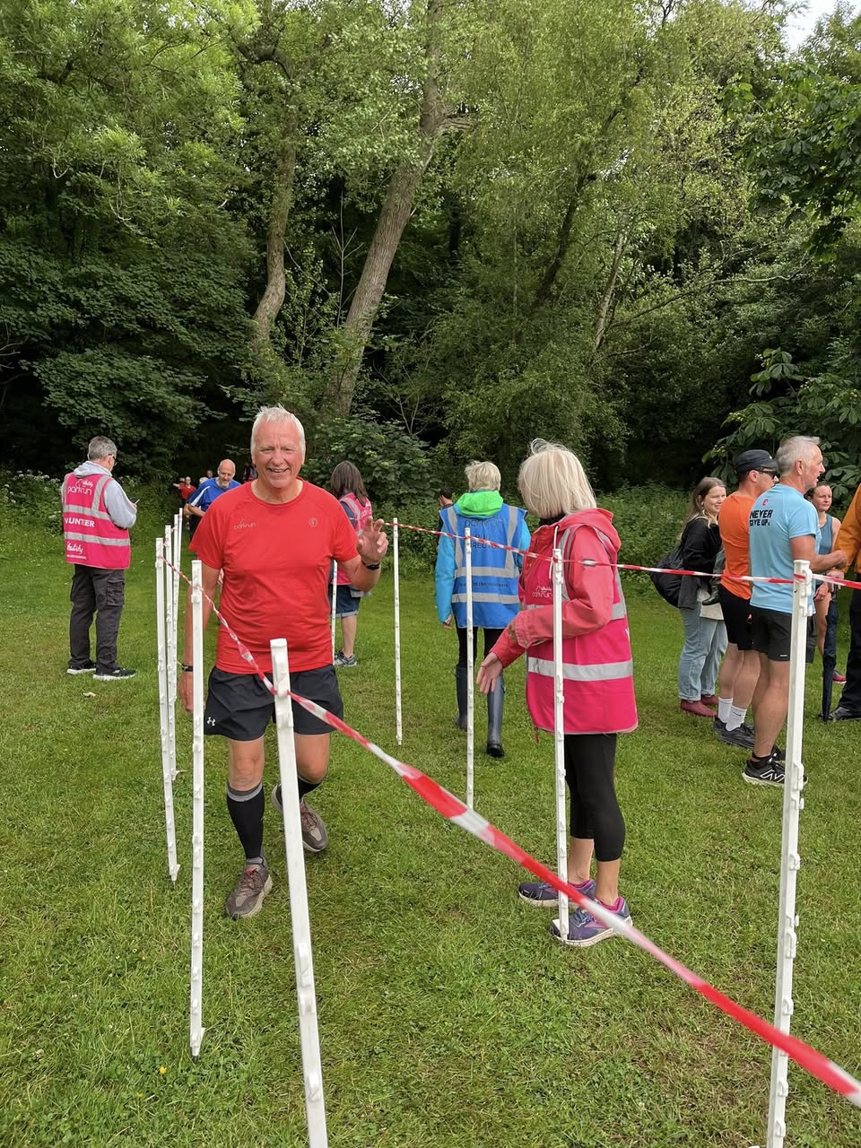 Mike at Parkrun Penrose