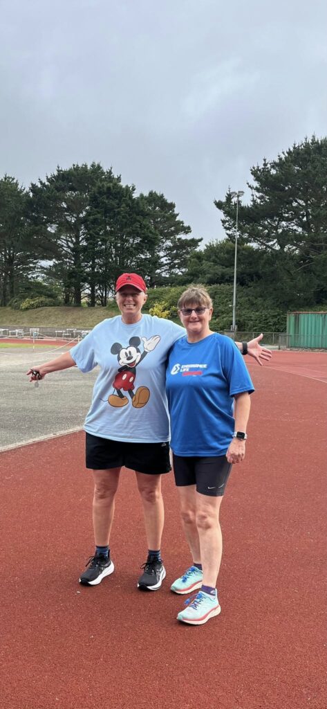 Carn Runners track night. Speed session training. Camborne and Redruth Running Club Near Me