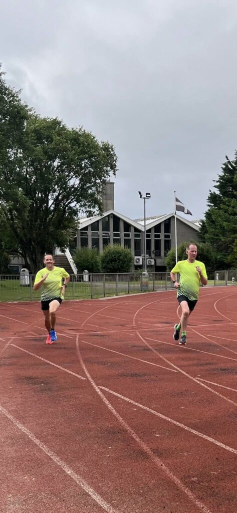 Carn Runners track night. Speed session training. Camborne and Redruth Running Club Near Me