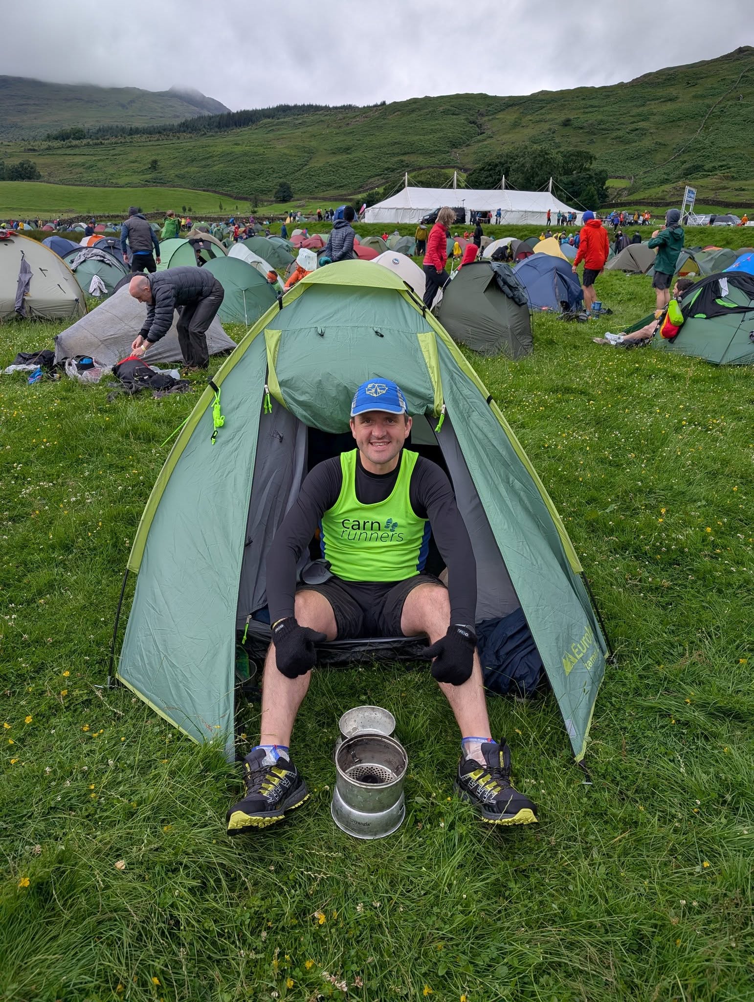 James at the Saunders Mountain Marathon