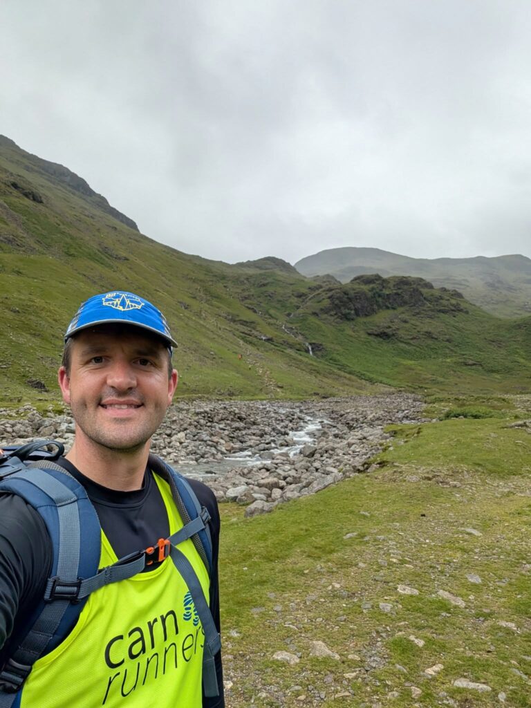 James at the Saunders Mountain Marathon