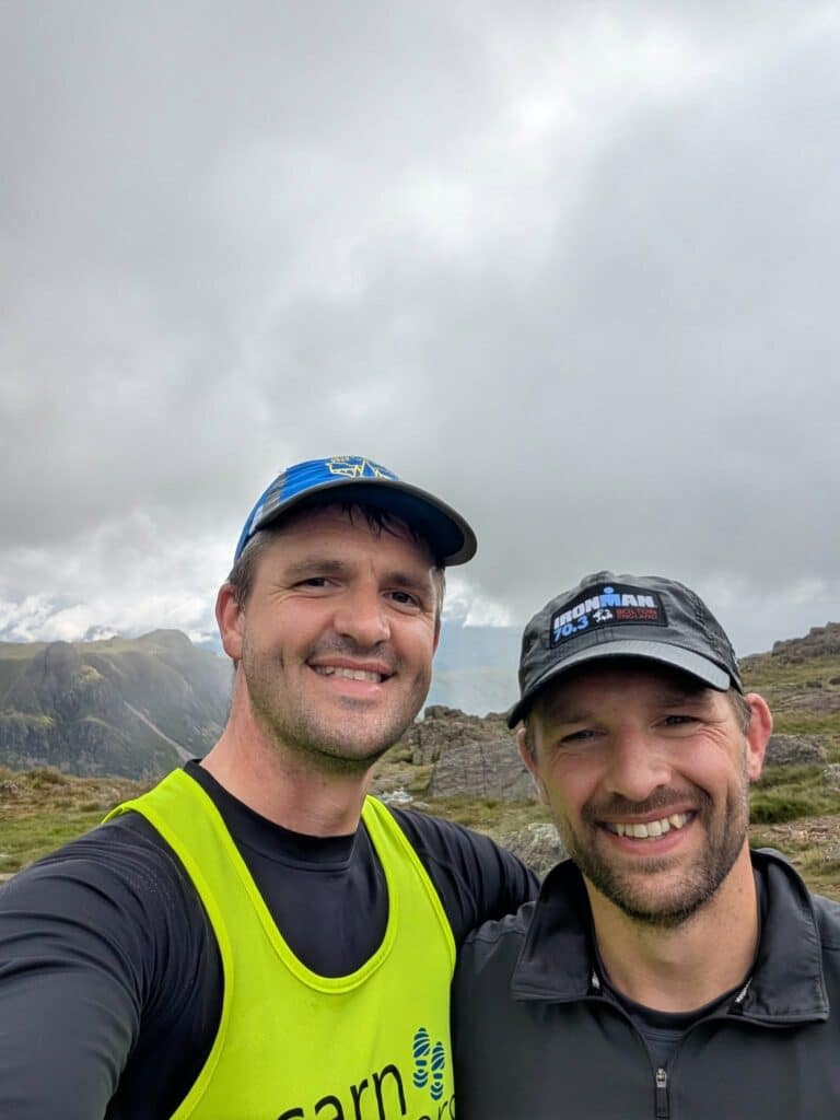James at the Saunders Mountain Marathon