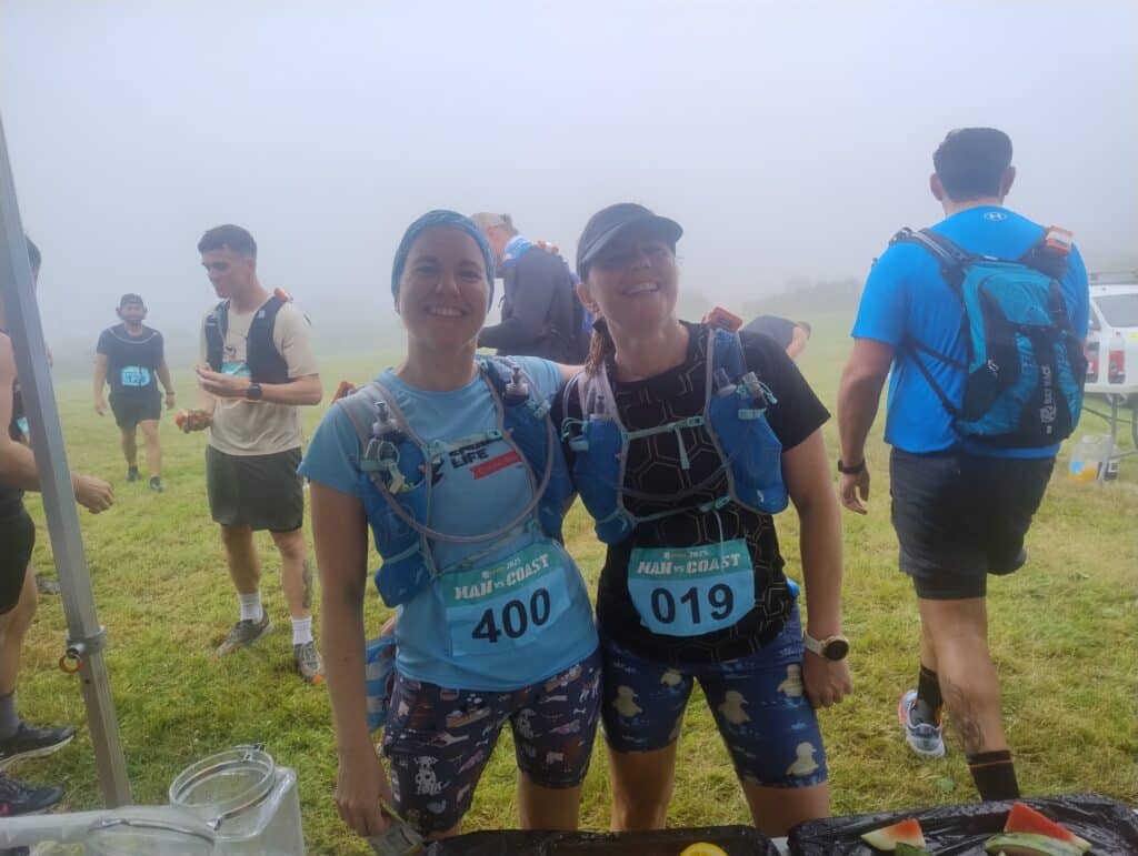 Bex taking on the last ever Man vs Coast