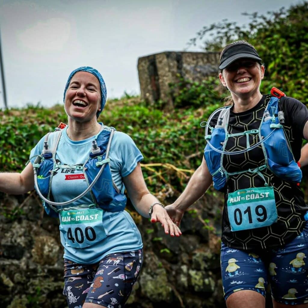 Bex taking on the last ever Man vs Coast