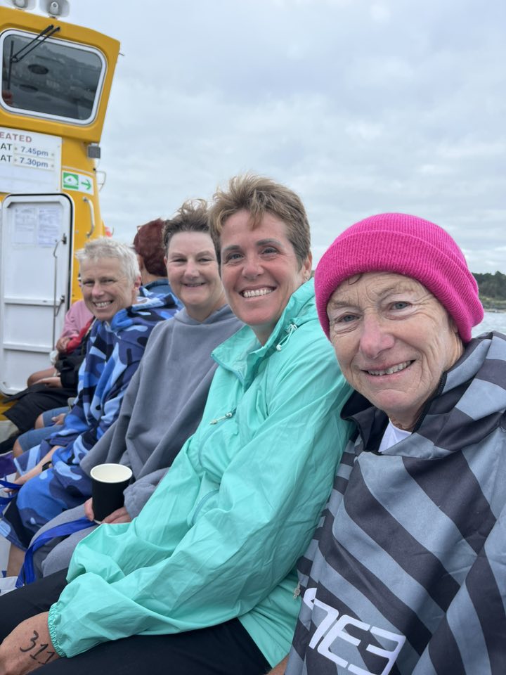 Charity swim. Padstow to Rock