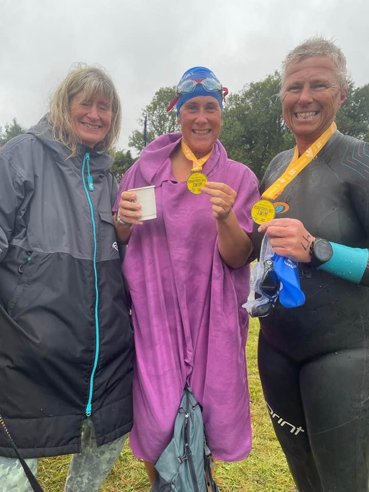 Carn Runners Swimming Division at Roadford Lake open water swim event