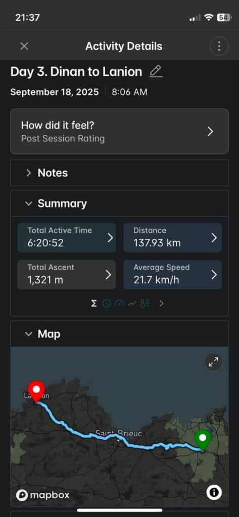 Janet cycling in Normandy on her charity ride