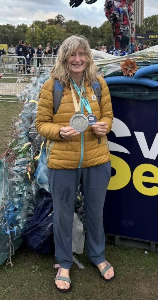 Ali, Sarah and Judy at Swim Serpentine 2-mile open water swim in London