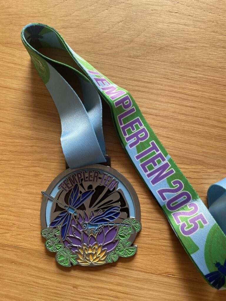 Janet and Dennis at the Templer Ten finish area