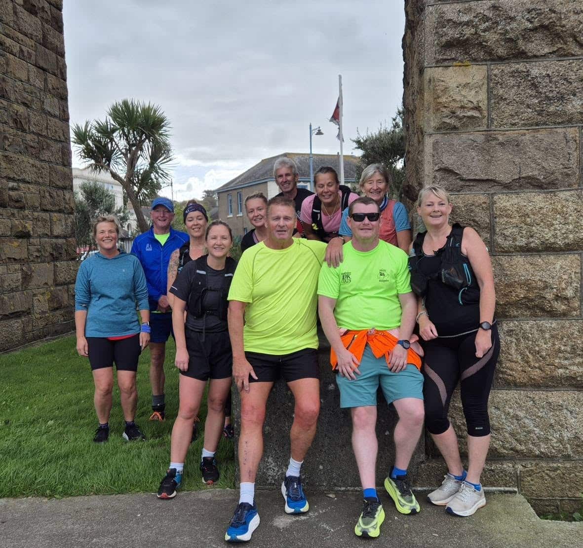 Carn Runners group on the Hayle to Lelant coastal route
