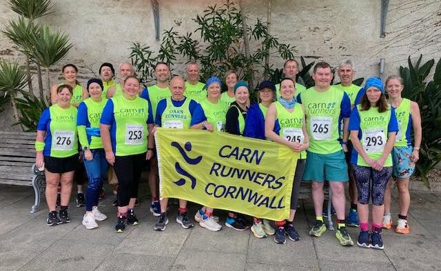 Carn Runners team at the Falmouth Mob Match