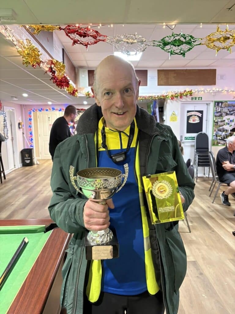 Carn Runners members celebrating at the annual Christmas party and awards night.