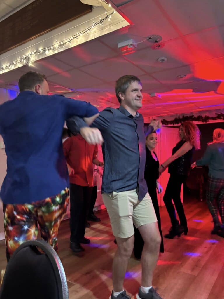 Carn Runners members celebrating at the annual Christmas party and awards night.