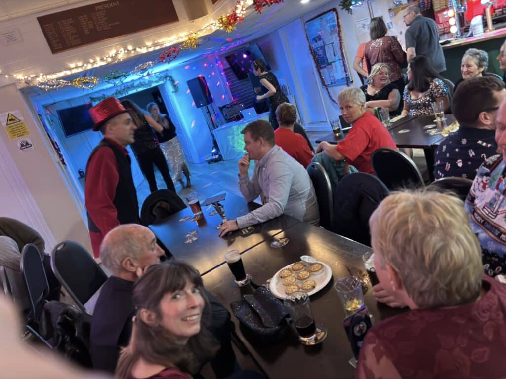 Carn Runners members celebrating at the annual Christmas party and awards night.