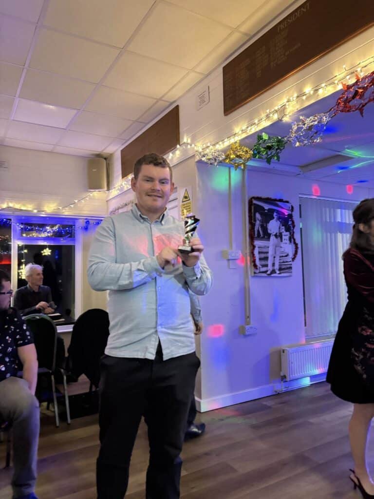 Carn Runners members celebrating at the annual Christmas party and awards night.