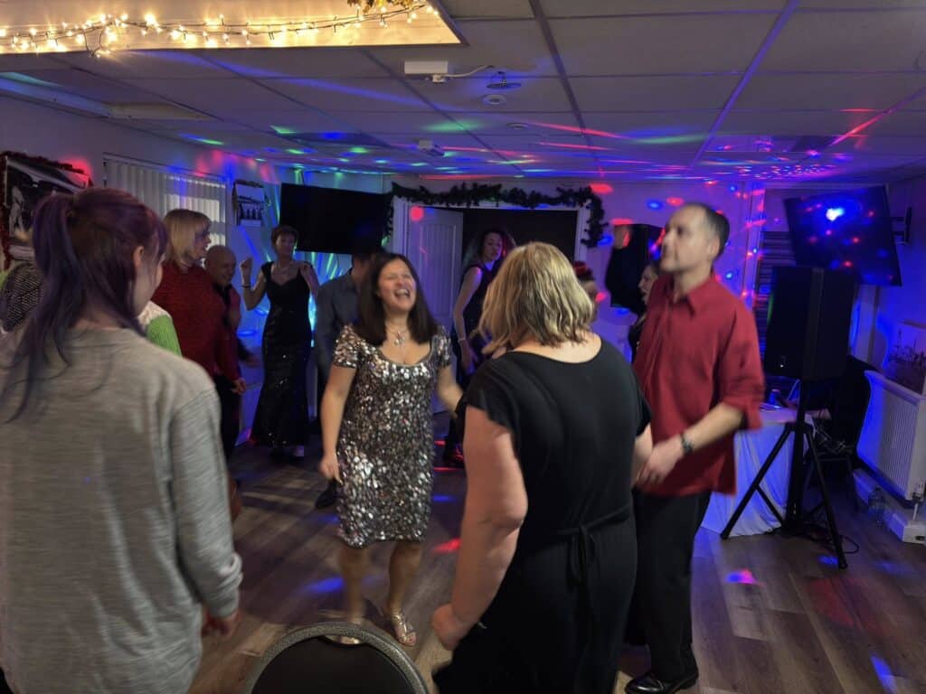 Carn Runners members celebrating at the annual Christmas party and awards night.