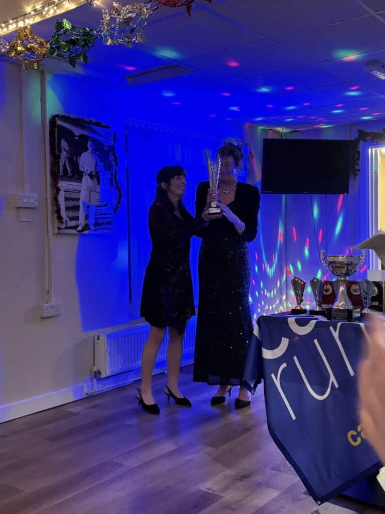 Carn Runners members celebrating at the annual Christmas party and awards night.