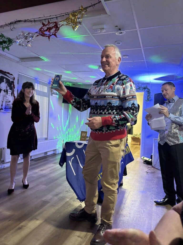 Carn Runners members celebrating at the annual Christmas party and awards night.