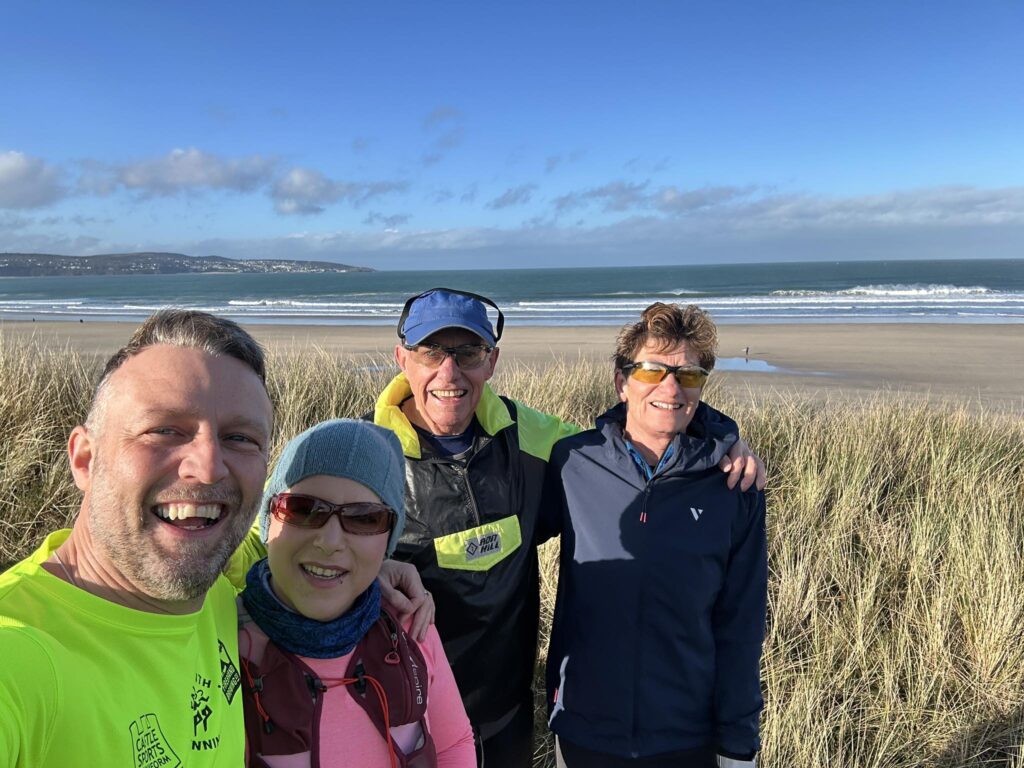 Carn Runners enjoying winter social runs, Friday runs and parkrun at Penrose