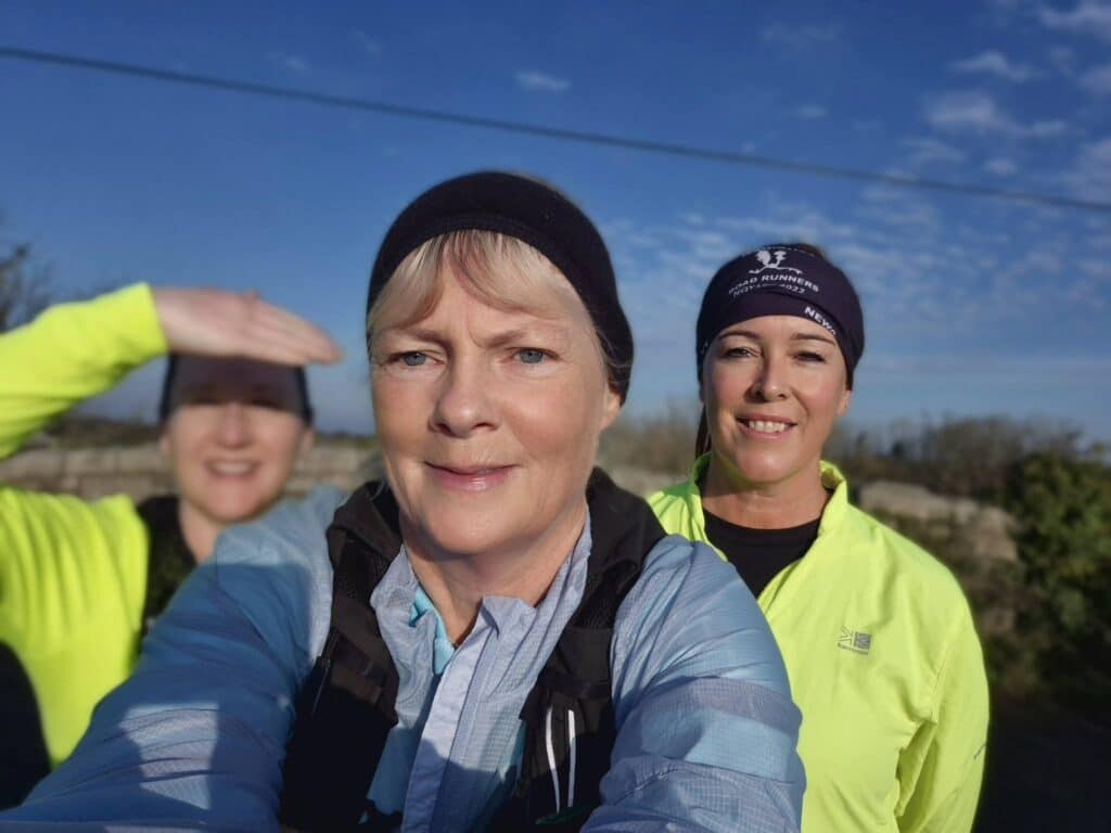 Carn Runners enjoying winter social runs, Friday runs and parkrun at Penrose