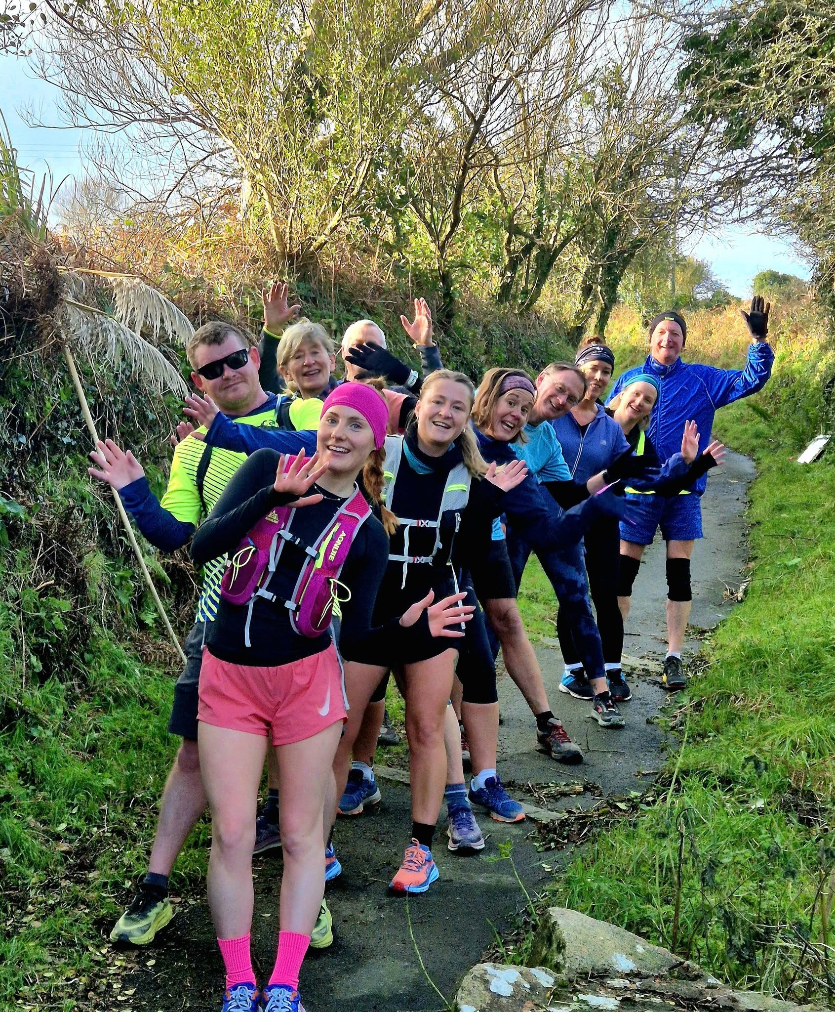 Carn Runners Saturday social run in Cornwall