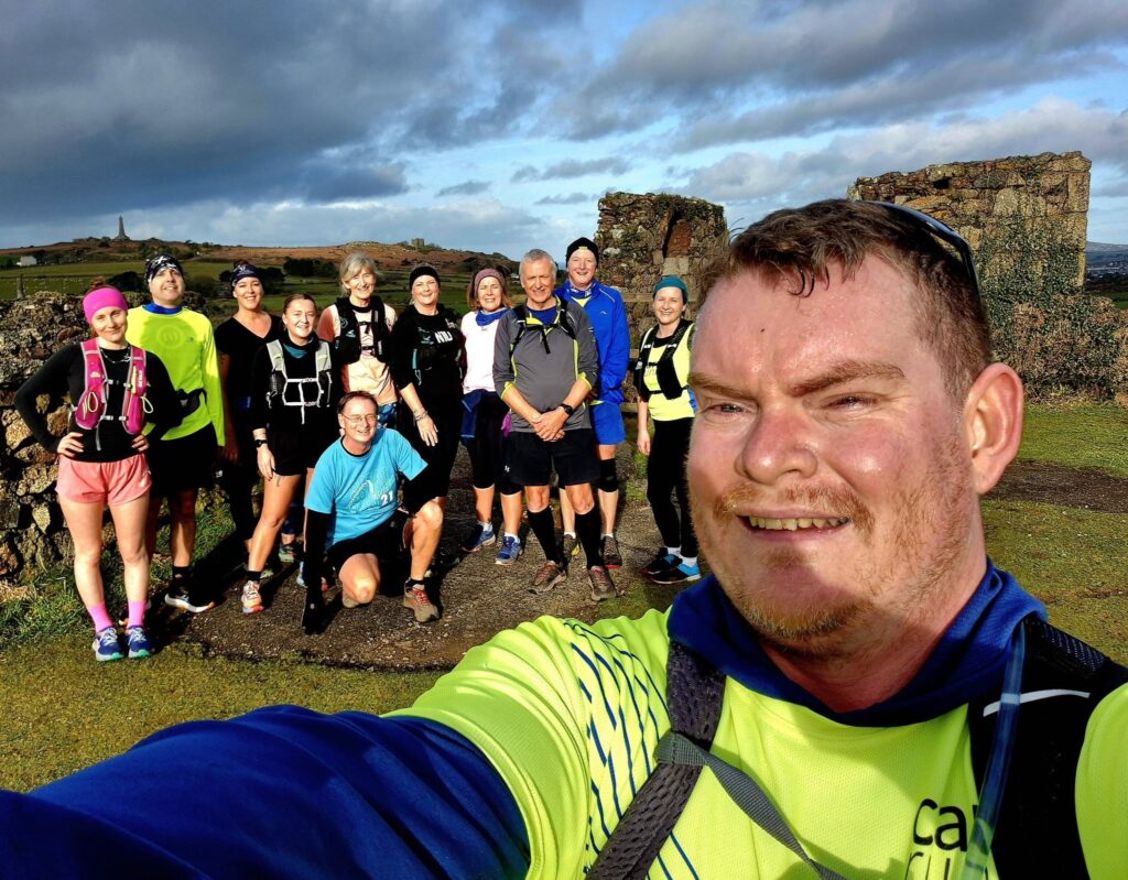 Carn Runners Saturday social run in Cornwall