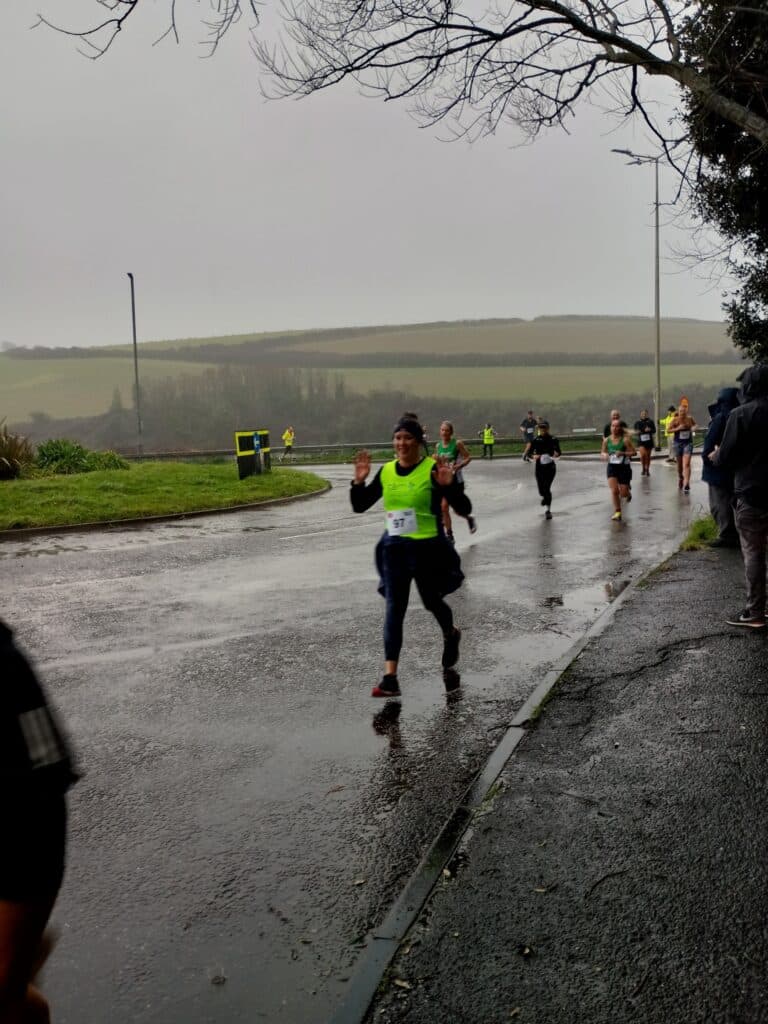 Carn Runners at the Newquay 10K start line