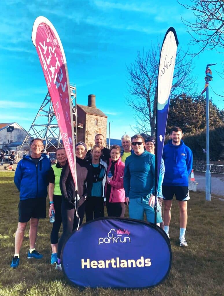 Carn Runners Parkrun and woodland long run in Cornwall