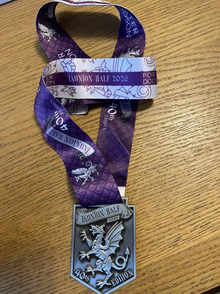 Carn Runners Janet and Vicky at the Taunton Half Marathon in Somerset