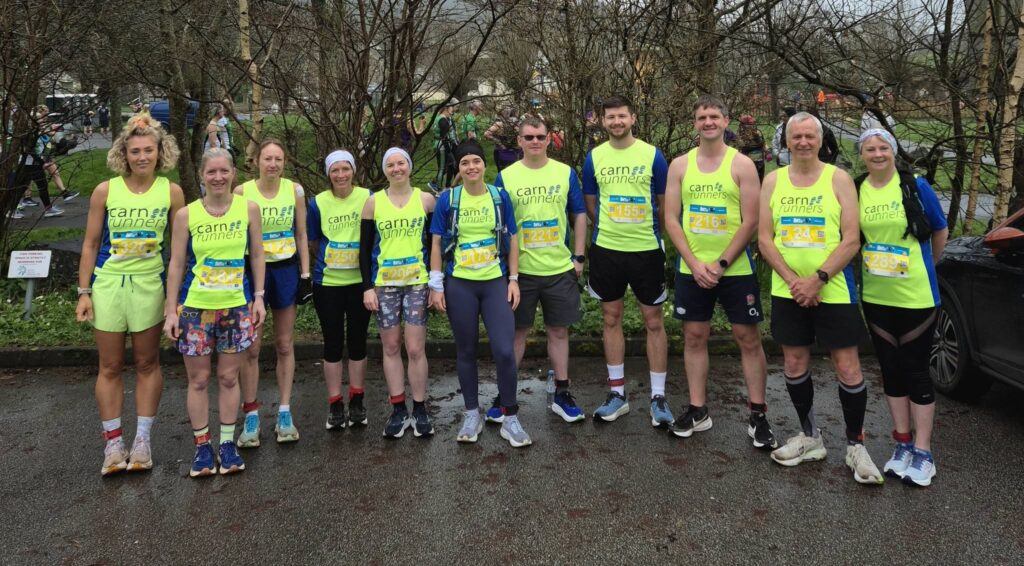 Carn Runners competing at the An Res race in Cornwall