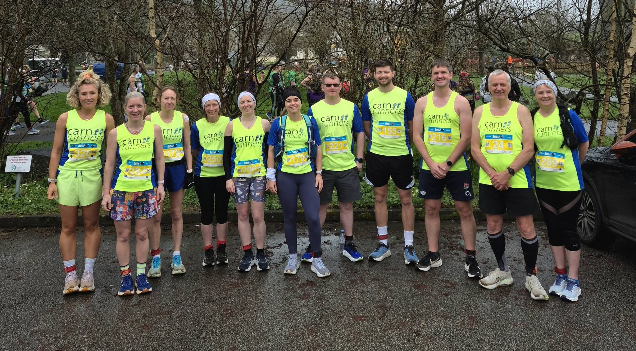 Carn Runners competing at the An Res race in Cornwall