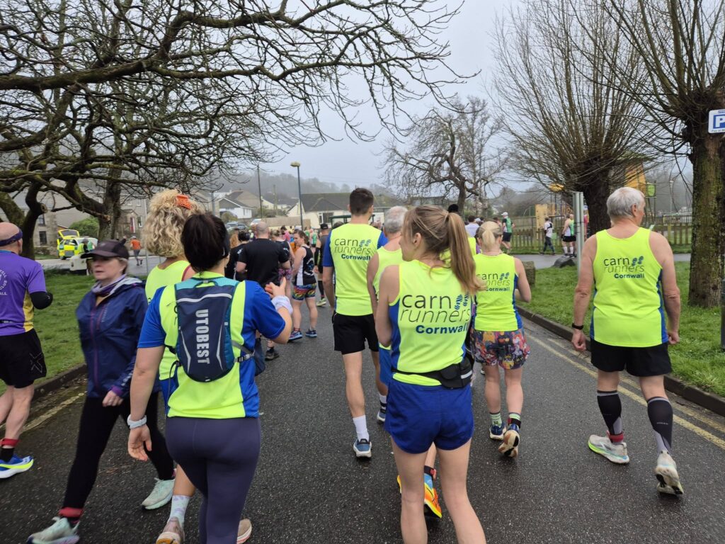 Carn Runners competing at the An Res race in Cornwall