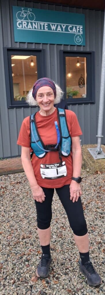 Carn Runners competing at the Granite Way 20 and 10 mile races in Okehampton Devon