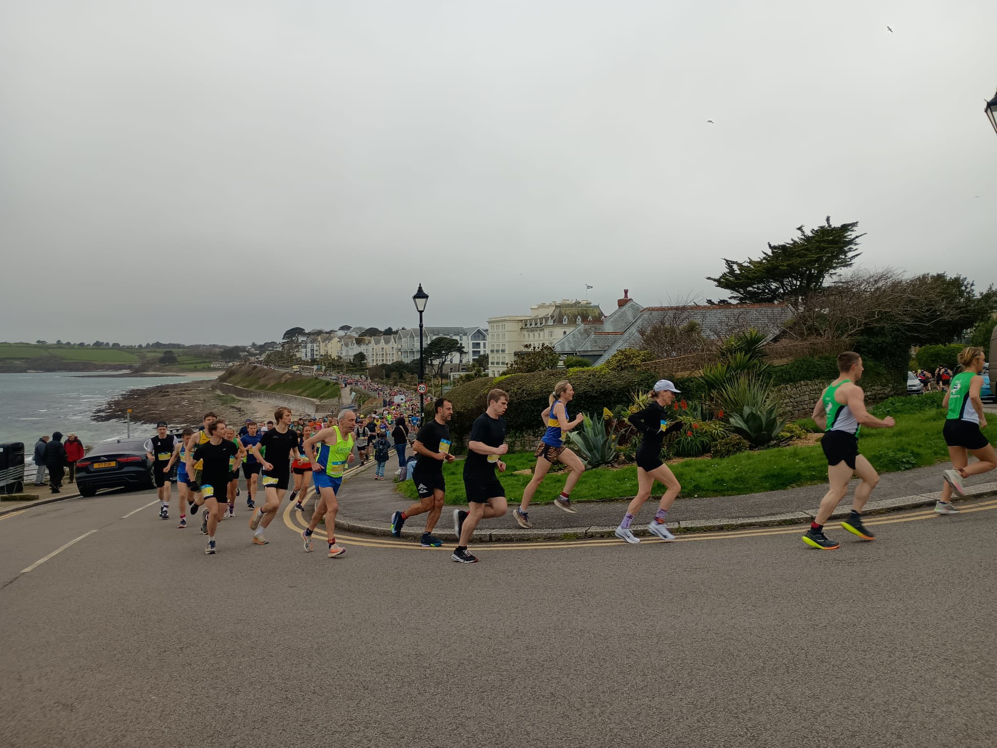 Strong Carn Runners Turnout at the Falmouth Half Marathon