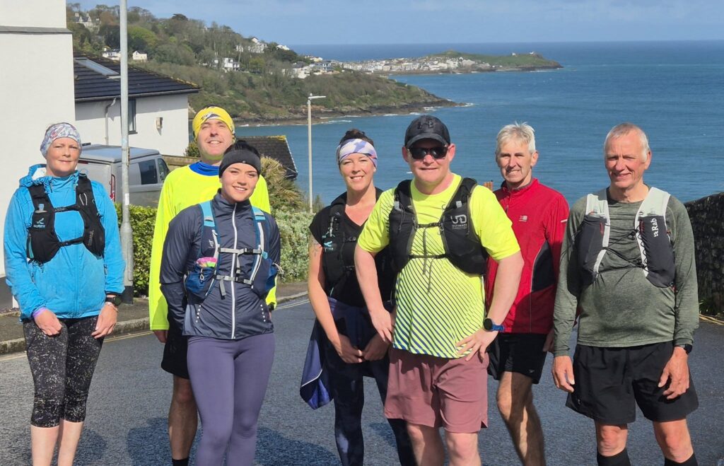Carn Runners Sunday Social run from Hayle to Carbis Bay and back