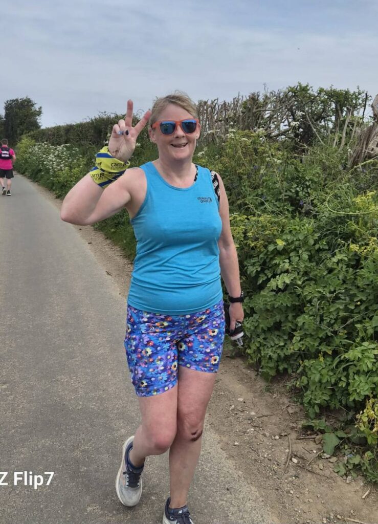 Carn Runners marathon runners completing London Marathon and virtual club marathon