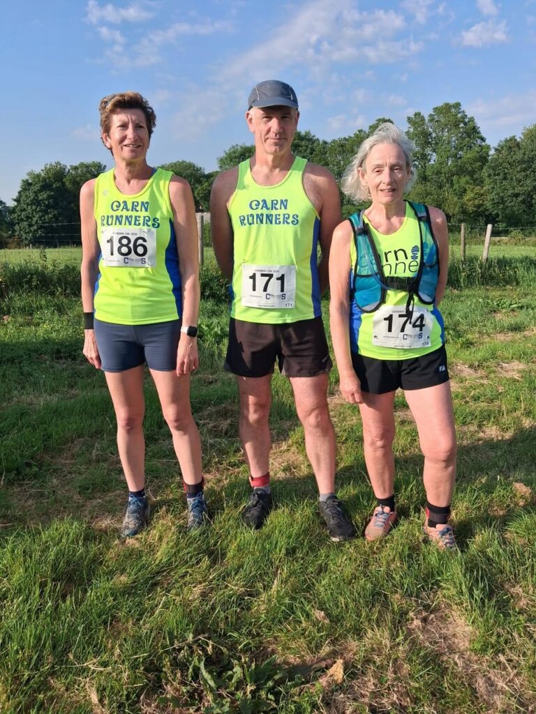 Carn Runners competing at the Gribbin 10K in Cornwall