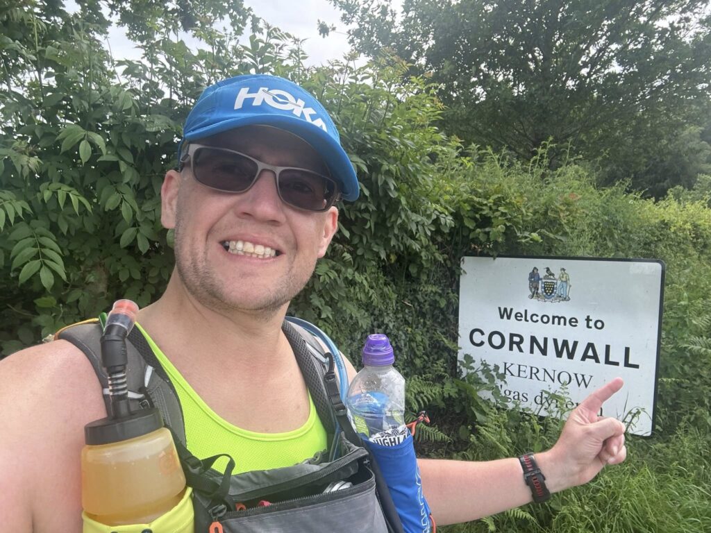 Carn Runners member Dave taking part in the Dartmoor Prison Break endurance challenge