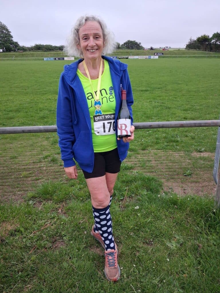 Carn Runners competing at the Meet Your Max 10K multi-terrain race near Truro