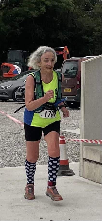 Carn Runners competing at the Meet Your Max 10K multi-terrain race near Truro