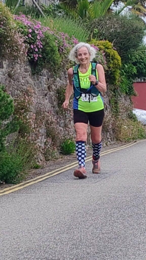 Carn Runners competing at the Meet Your Max 10K multi-terrain race near Truro