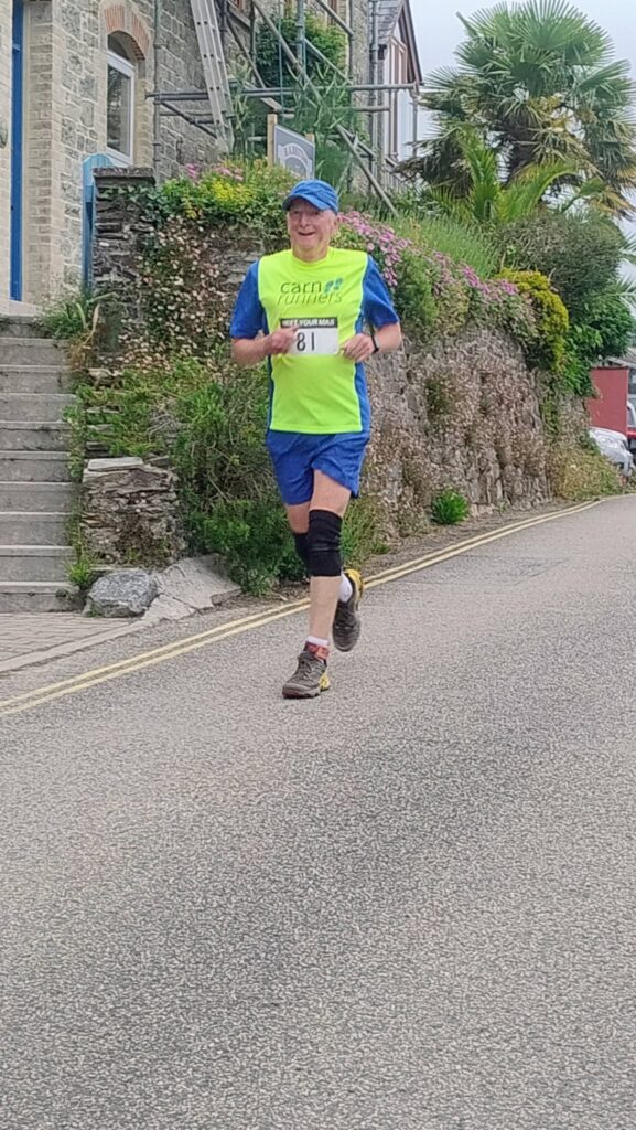 Carn Runners competing at the Meet Your Max 10K multi-terrain race near Truro