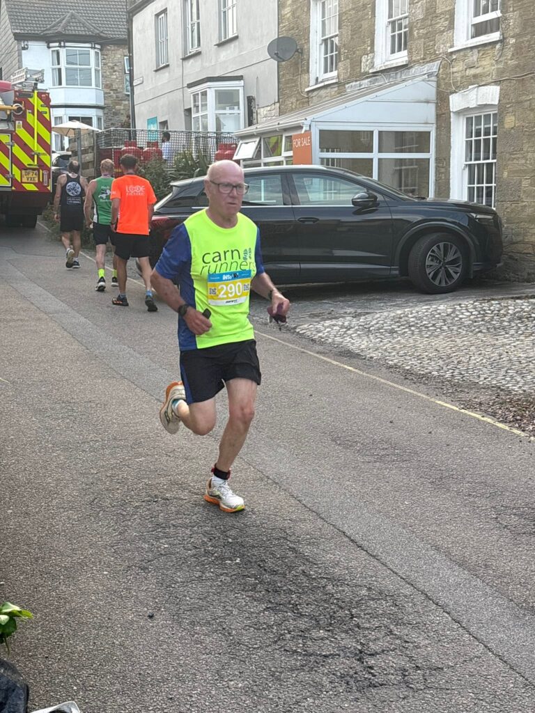 Carn Runners competing at the St Agnes 5 Miler in warm summer conditions