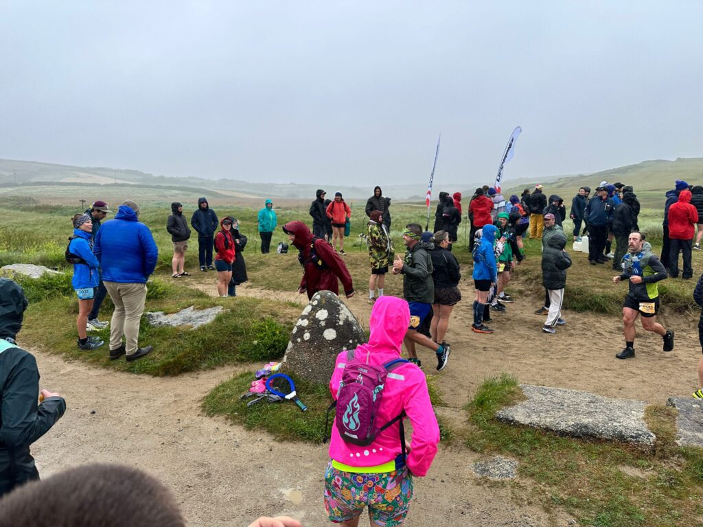 Carn Runners runners taking on the Classic Quarter coast path challenge from Lizard Point to Land's End