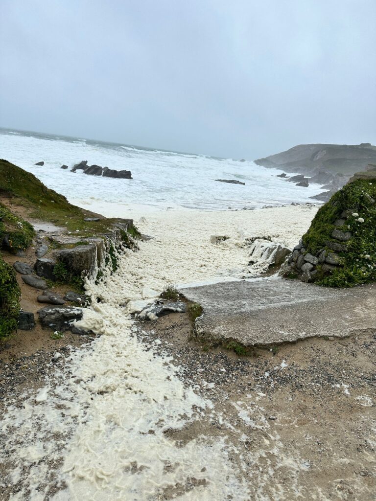 Carn Runners runners taking on the Classic Quarter coast path challenge from Lizard Point to Land's End