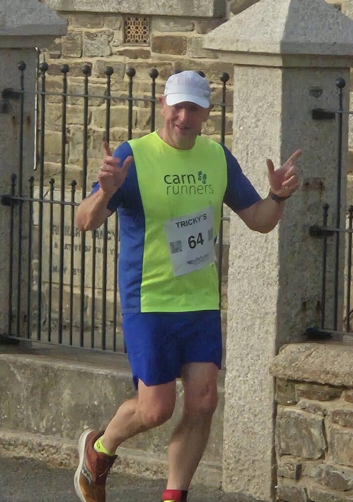 A large group of Carn Runners competing at the Summer Turkey Trot hosted by Cornwall AC