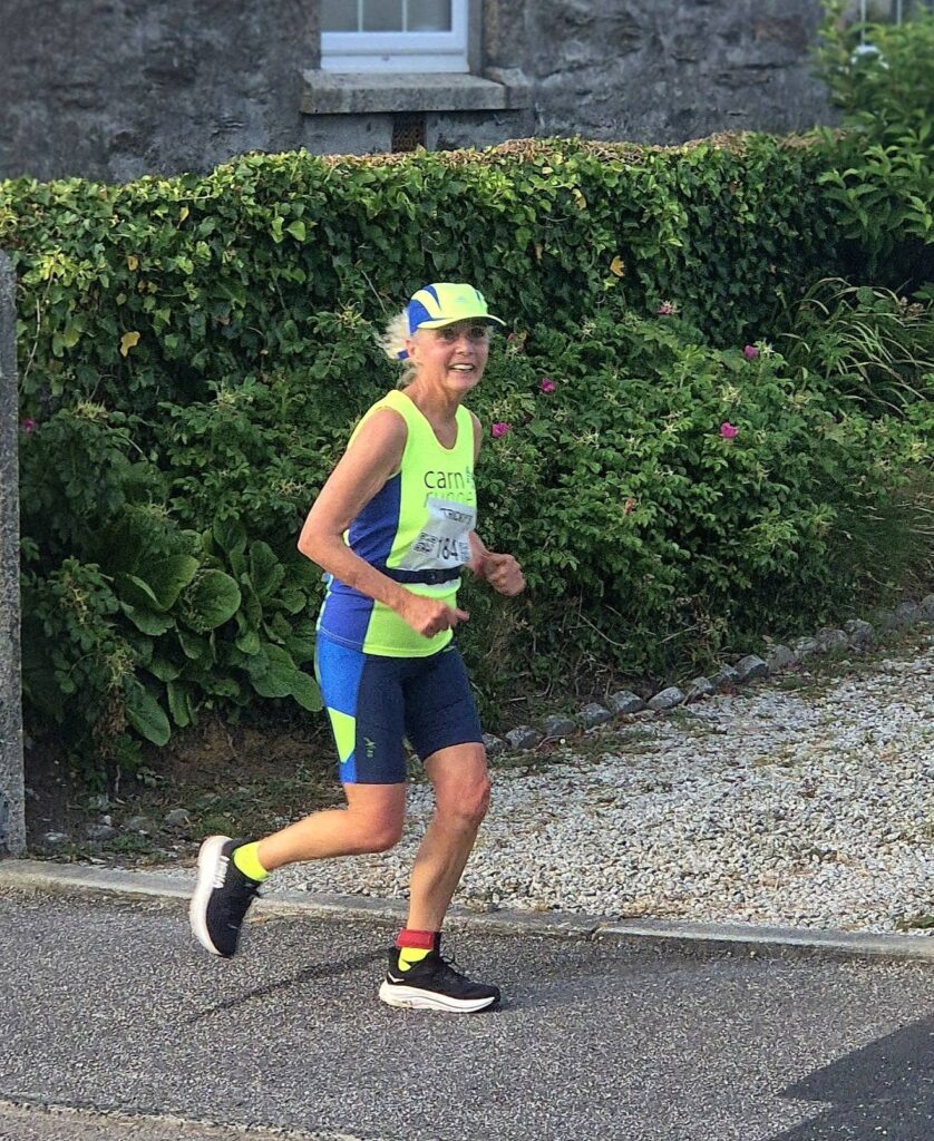 A large group of Carn Runners competing at the Summer Turkey Trot hosted by Cornwall AC